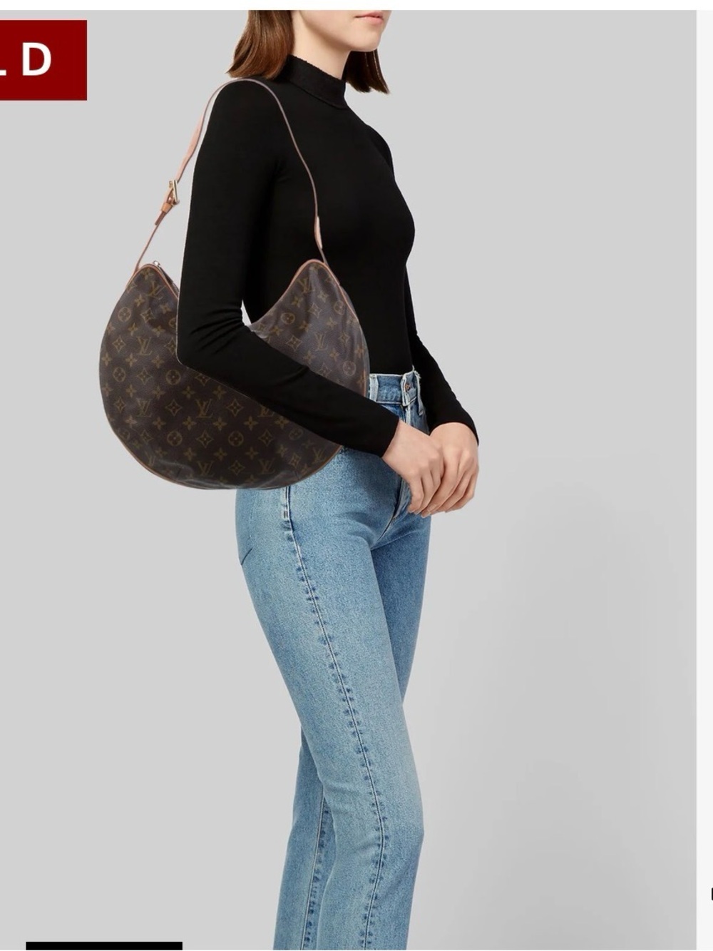 vintage Louis Vuitton Monogram Croissant GM Bag .